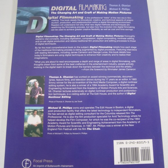 Digital Filmmaking by: Thomas A. Ohanian (1996) - Picture 2 of 2